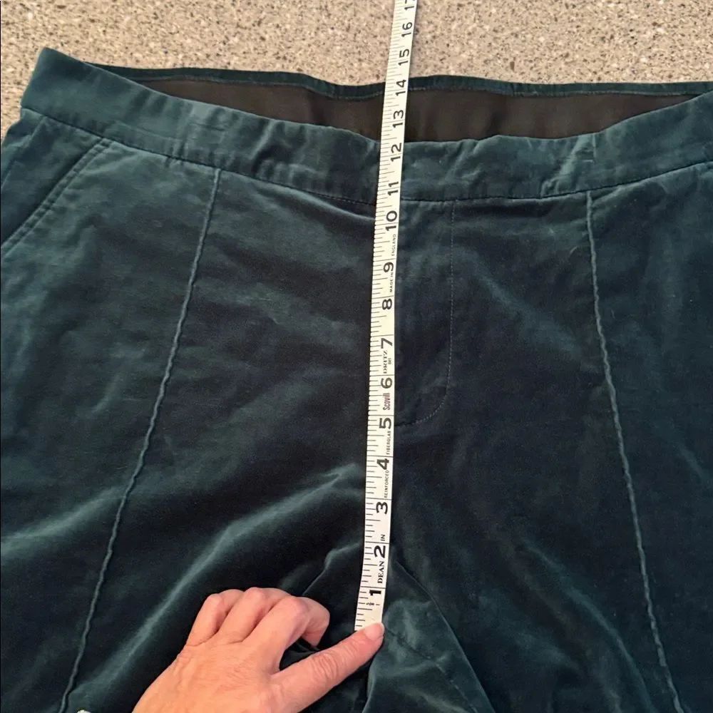 LANDS' END Velvet High Rise Pintuck Pants - Picture 7 of 15